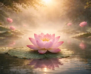 A flor de l&oacute;tus na mitologia: renascimento, cura e sabedoria interior