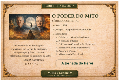 O Poder do Mito: arquétipos, lendas e a jornada da alma humana | Benverde O Poder do Mito ficha da obra | Benverde