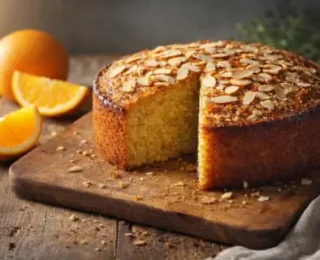 Bolo de amêndoas e laranja: sobremesa saudável e acolhedora
