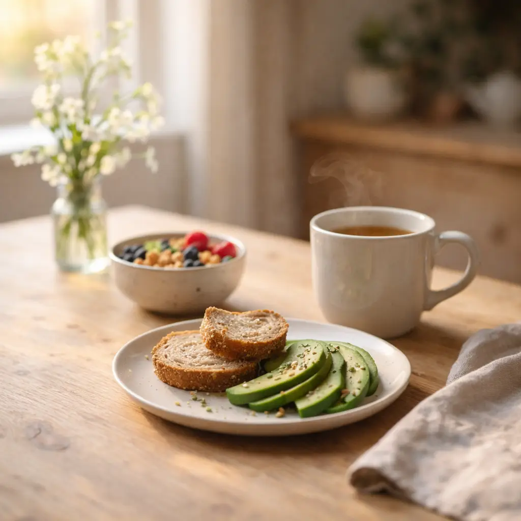 Receitas que nutrem: pausa tranquila com comida simples e consciente no dia a dia