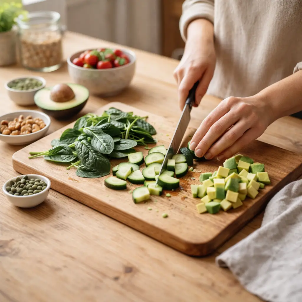 Receitas que nutrem: preparo simples de alimentos naturais como gesto de cuidado diário