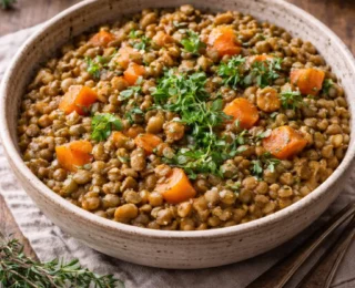 Lentilha com ervas: uma receita simples, nutritiva e cheia de sabor