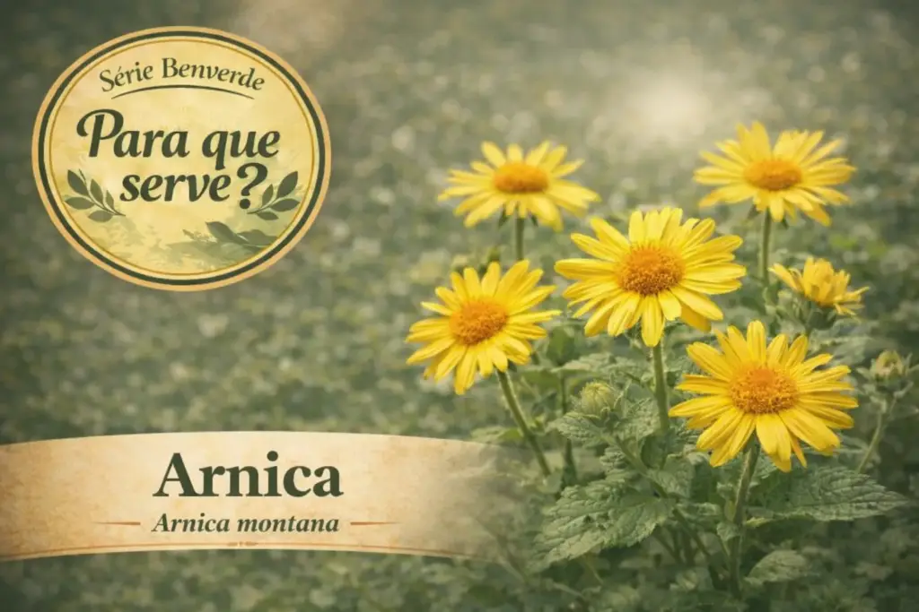 Arnica: para que serve - Arnica (Arnica montana) planta medicinal com flores amarelas.