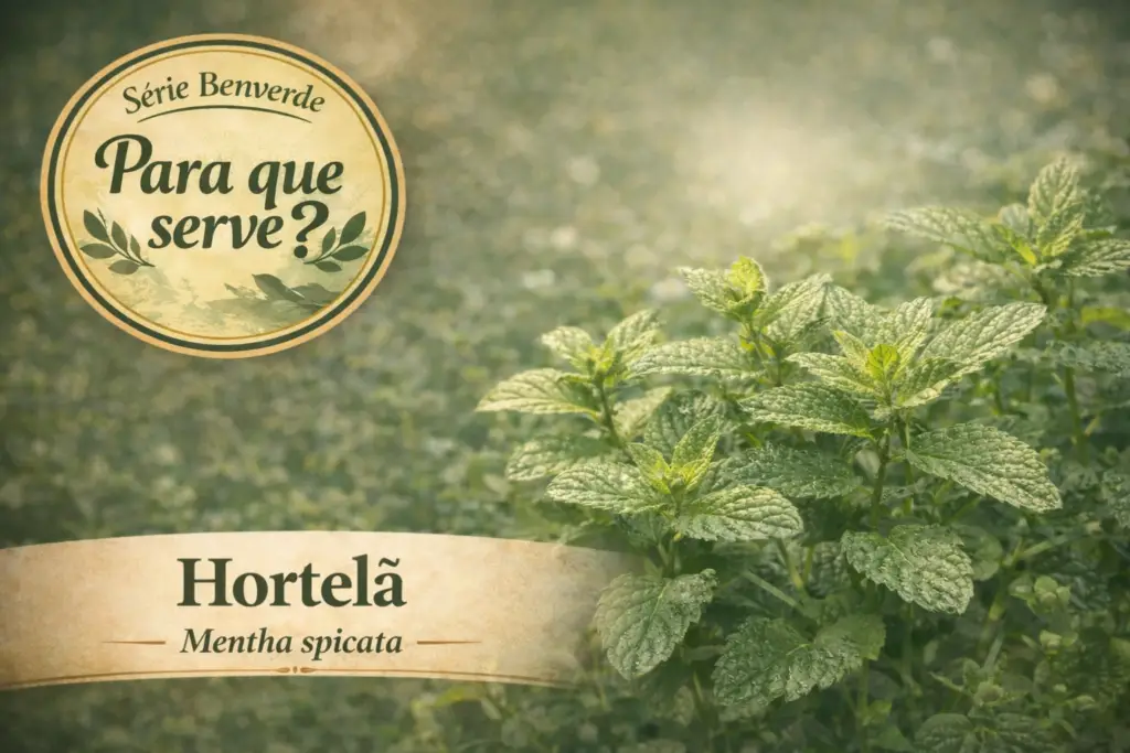 Para que serve a hortelã: planta em ambiente natural