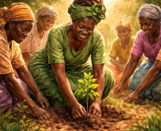 Wangari Maathai: a mulher que plantou milh&otilde;es de &aacute;rvores e ganhou o Nobel da Paz