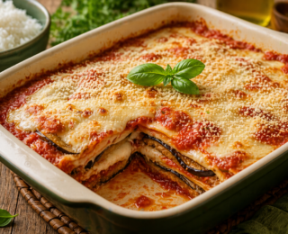 Lasanha de berinjela: receita de família simples e acolhedora