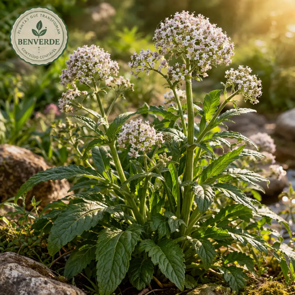 Para que serve a valeriana? Benefícios e usos tradicionais da planta | Benverde Para que serve a valeriana: flores Valeriana officinalis natureza identificação planta medicinal