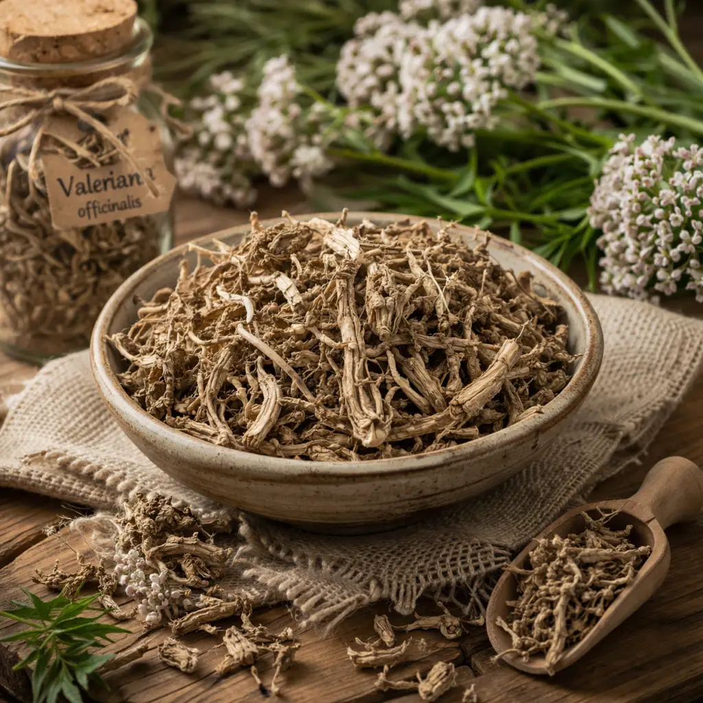 Chá de valeriana: como preparar e quando usar para relaxar | Benverde Chá de valeriana: raiz de valeriana seca Valeriana officinalis preparo chá erva medicinal