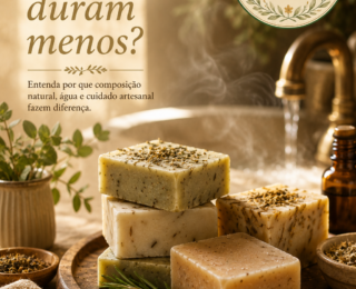 Sabonetes naturais duram menos? Entenda por quê