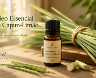 Óleo Essencial de Capim-Limão: aroma cítrico, frescor e bem-estar
