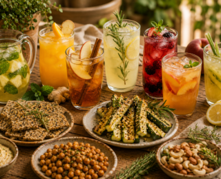 O que servir para beber junto com petiscos? 7 ideias naturais e refrescantes