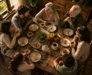 Permanecer à Mesa: o que nossos avós sabiam sobre ficar um pouco mais depois das refeições
