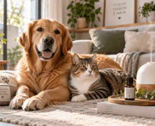 Óleos essenciais e pets: por que o uso exige cuidado com cães e gatos