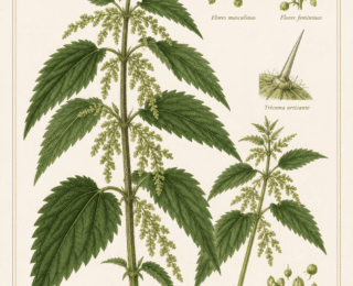Urtiga (Urtica dioica): botânica, usos tradicionais e evidências científicas