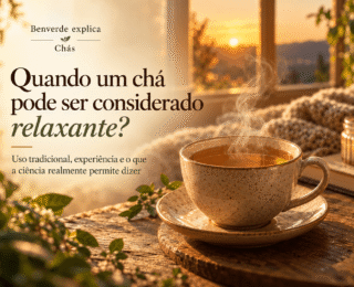 Quando um chá pode ser considerado relaxante?
